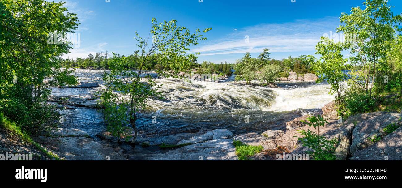 Burleigh Falls Provincial Park Selwyn Peterborough County Ontario Canada Foto Stock