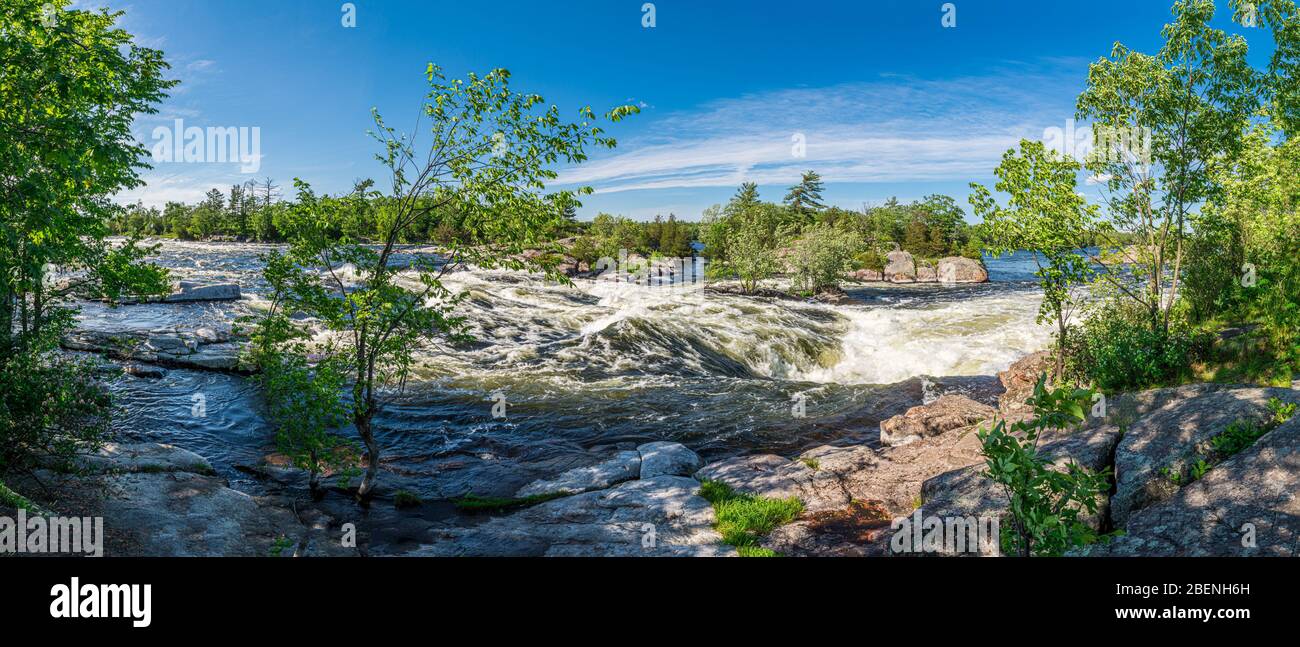 Burleigh Falls Provincial Park Selwyn Peterborough County Ontario Canada Foto Stock