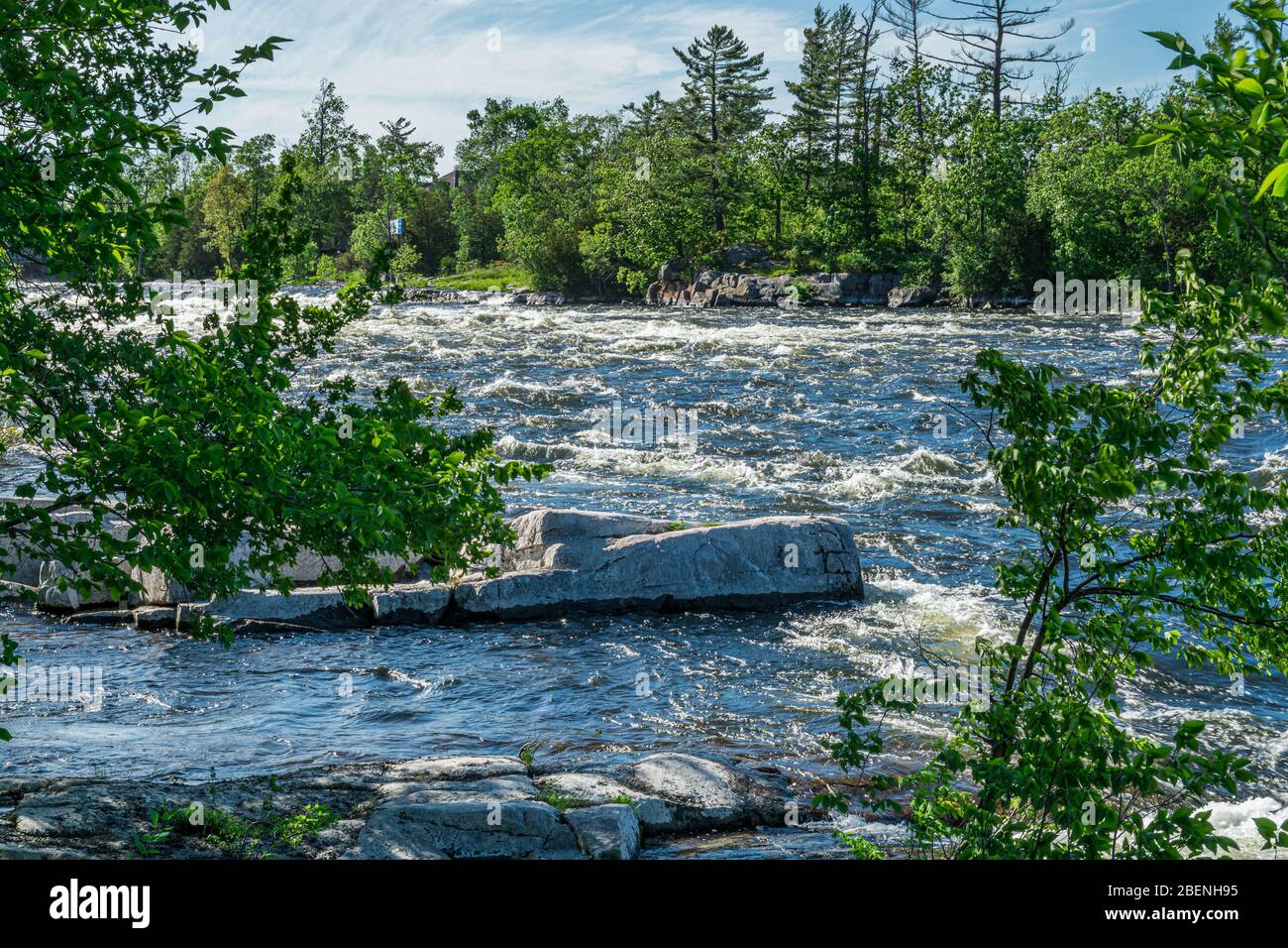 Burleigh Falls Provincial Park Selwyn Peterborough County Ontario Canada Foto Stock