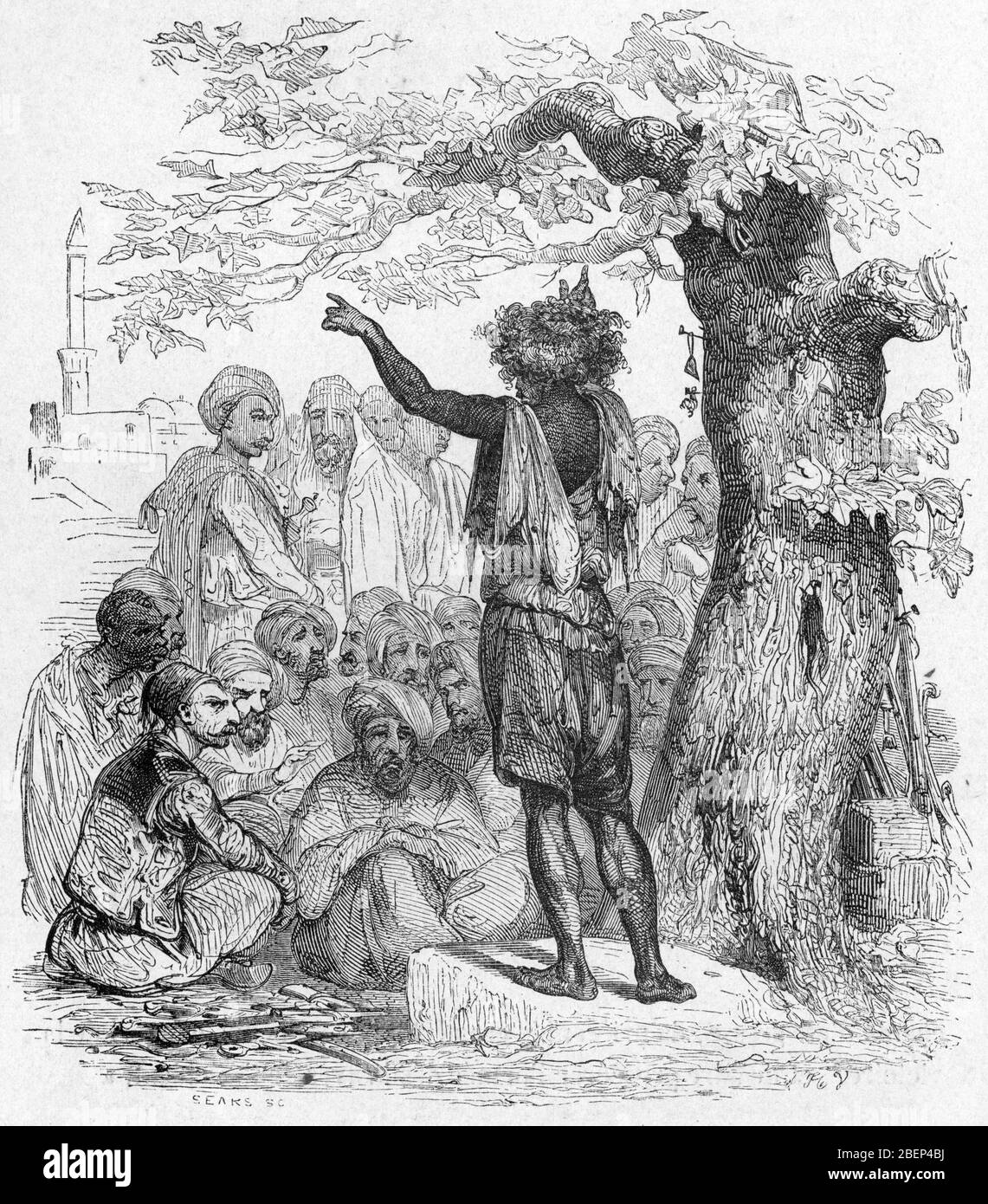 Campagne d'Egypte : rivolta du Caire, episodio de la campagne d'egypte menee par le General Napoleon Bonaparte (1769-1821) 21 ottobre 1798' (camma francese Foto Stock