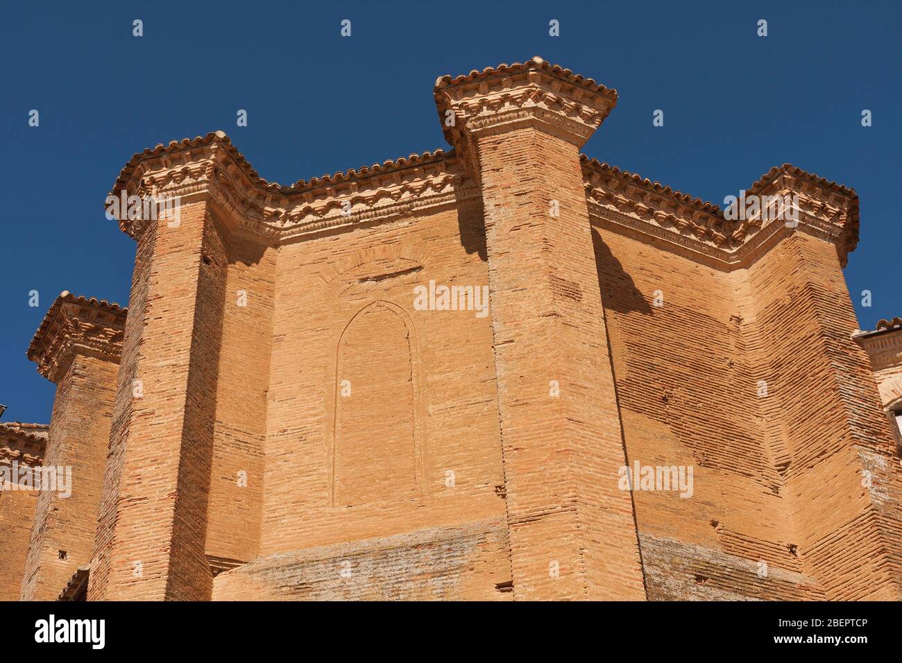 Chiesa di San Miguel, secolo XVI. dettaglio. Grajal de Campos. Spagna Foto Stock