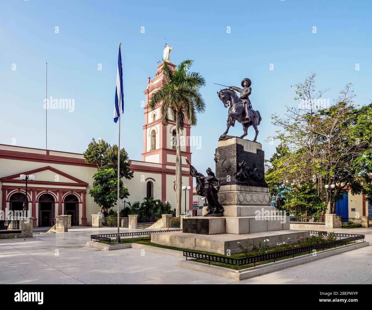 Cattedrale di nostra Signora della Candelaria, Parco Ignacio Agramonte, Camaguey, Provincia Camaguey, Cuba Foto Stock