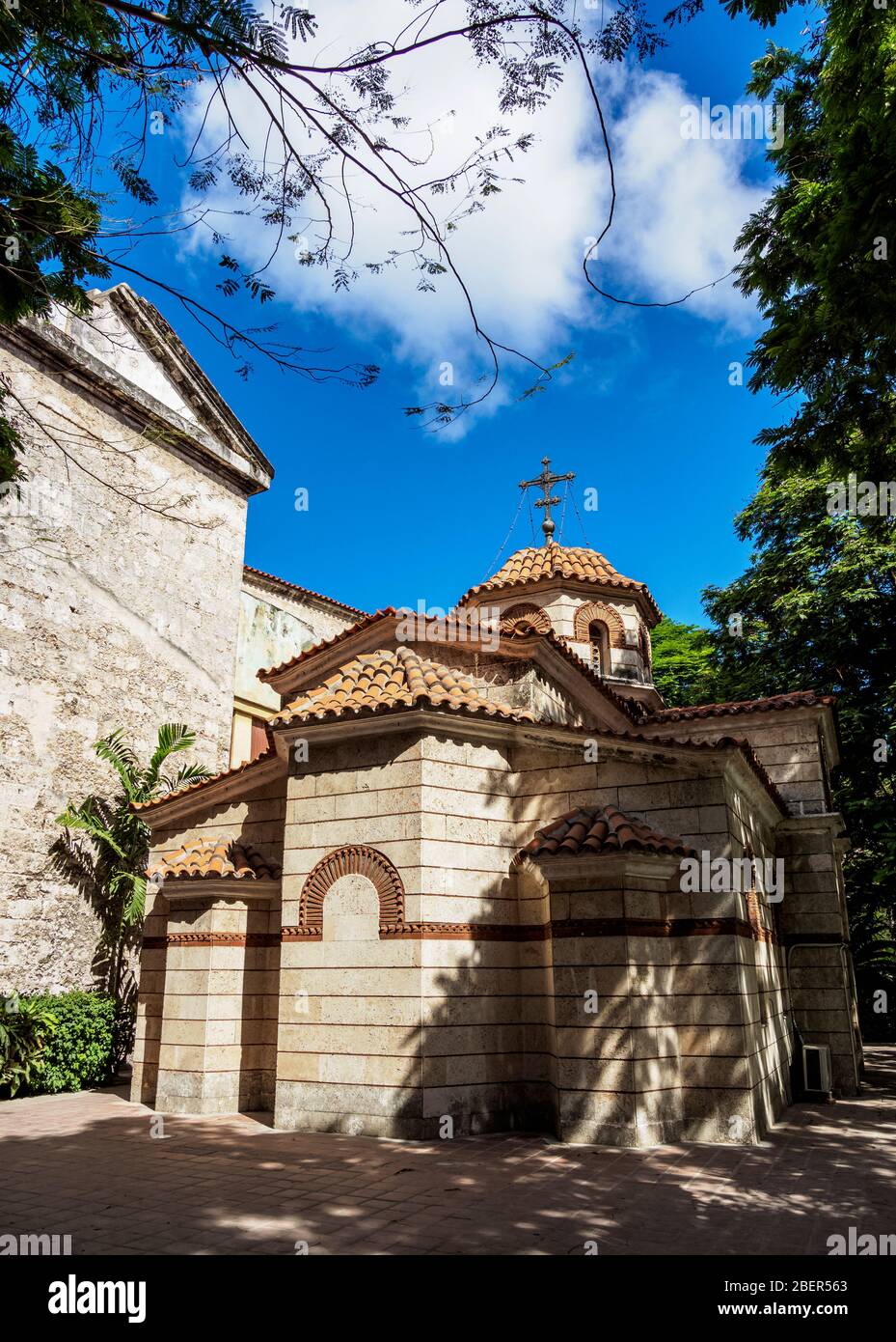 Cattedrale greco-ortodossa di San Nicolas de Mira, la Habana Vieja, l'Avana, la Habana, Cuba Foto Stock