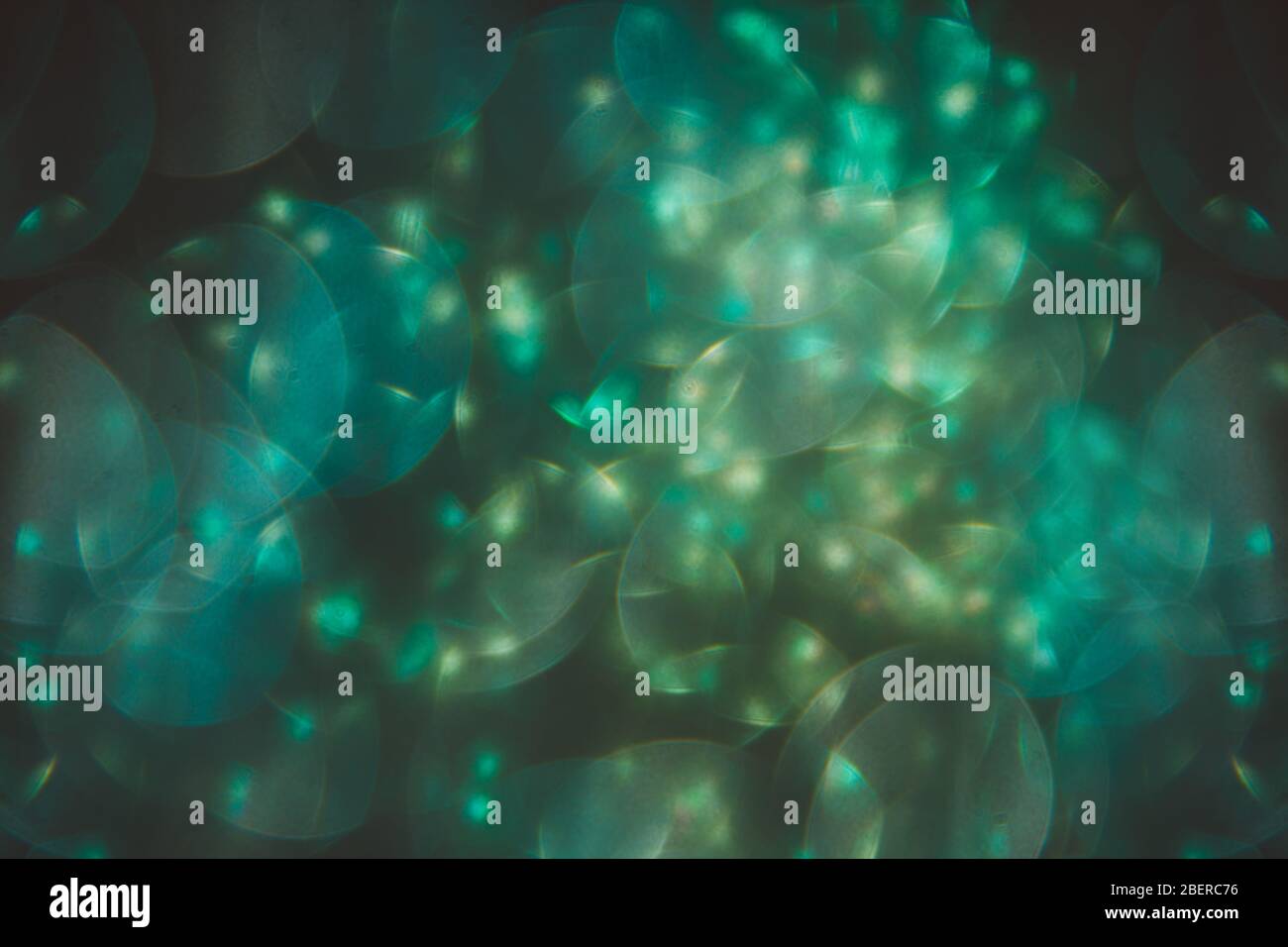 abstract grande verde bokeh Foto Stock