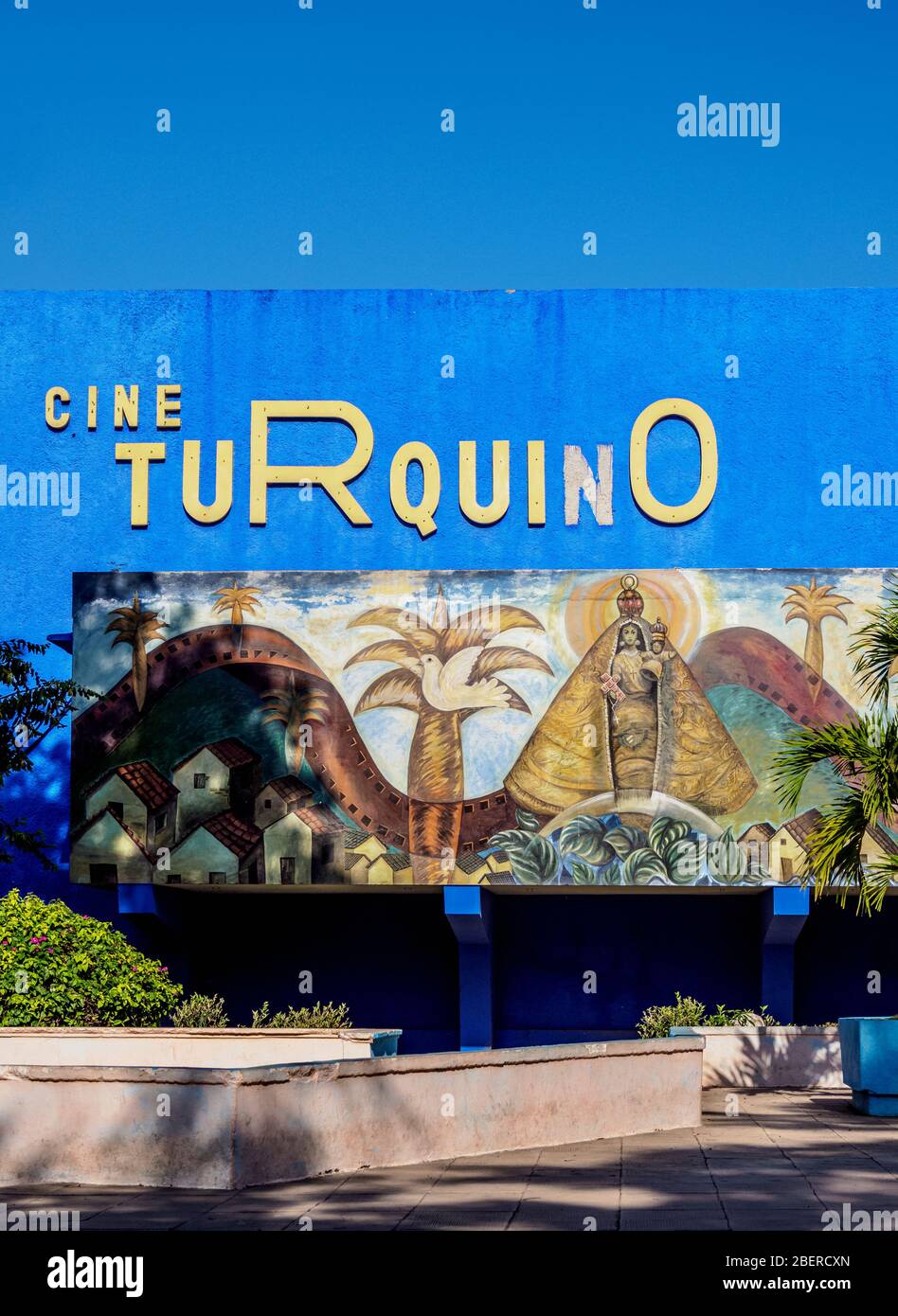 Cinema Turquino, El Cobre, Provincia di Santiago di Cuba, Cuba Foto Stock