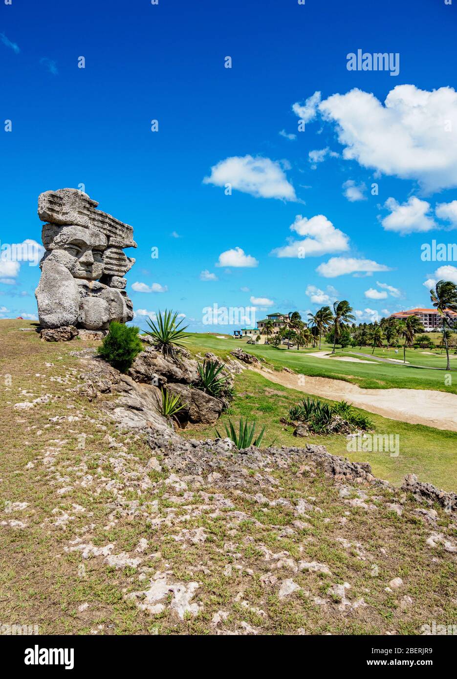 Scultura a Varadero Golf Club, Provincia di Matanzas, Cuba Foto Stock