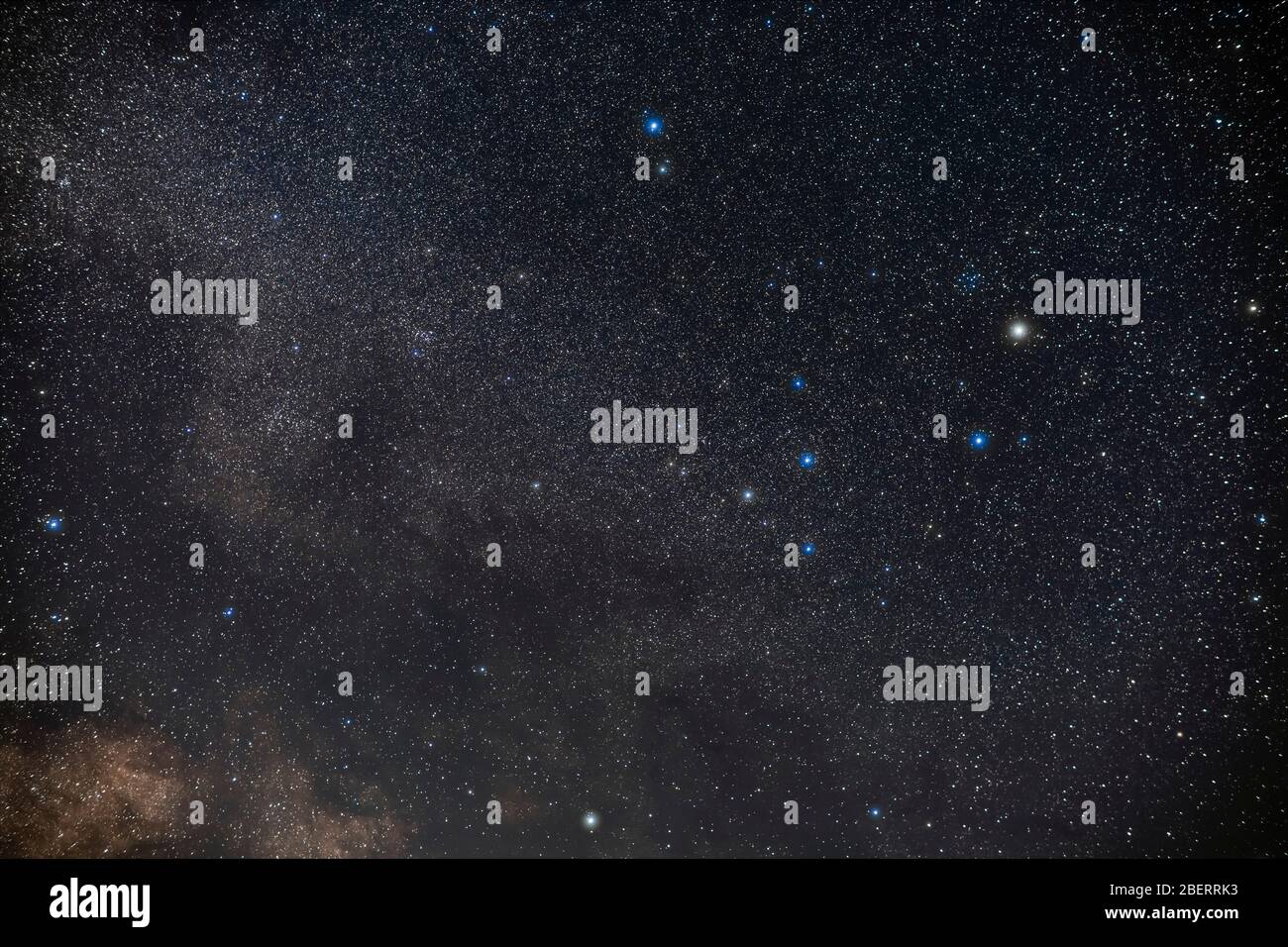 Gruppi di stelle a Ophiuchus e Serpens. Foto Stock