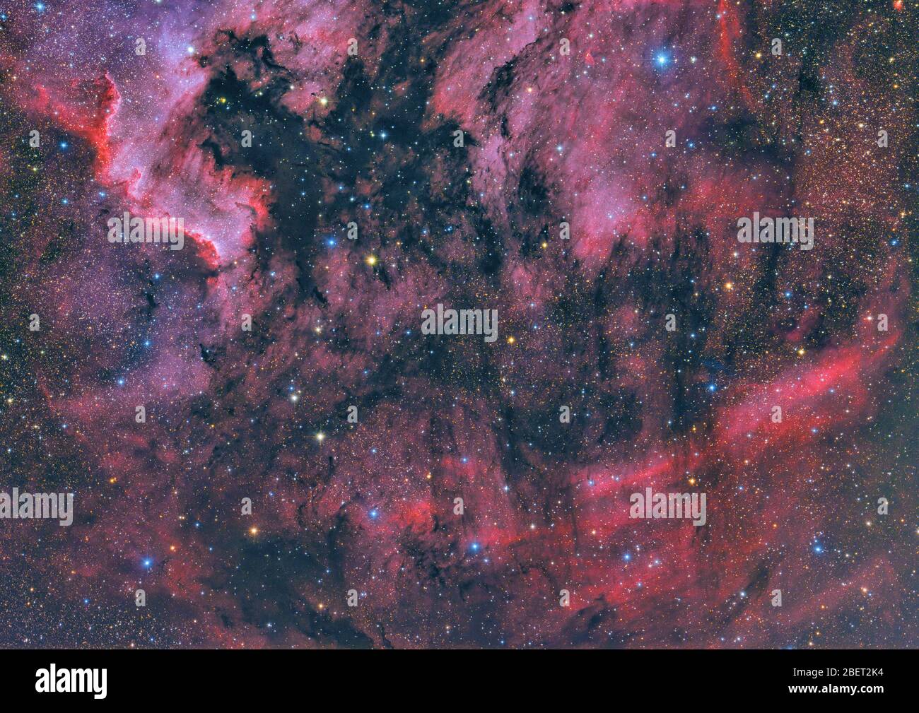 IC 5068 nebulosa nella costellazione di Cignus. Foto Stock
