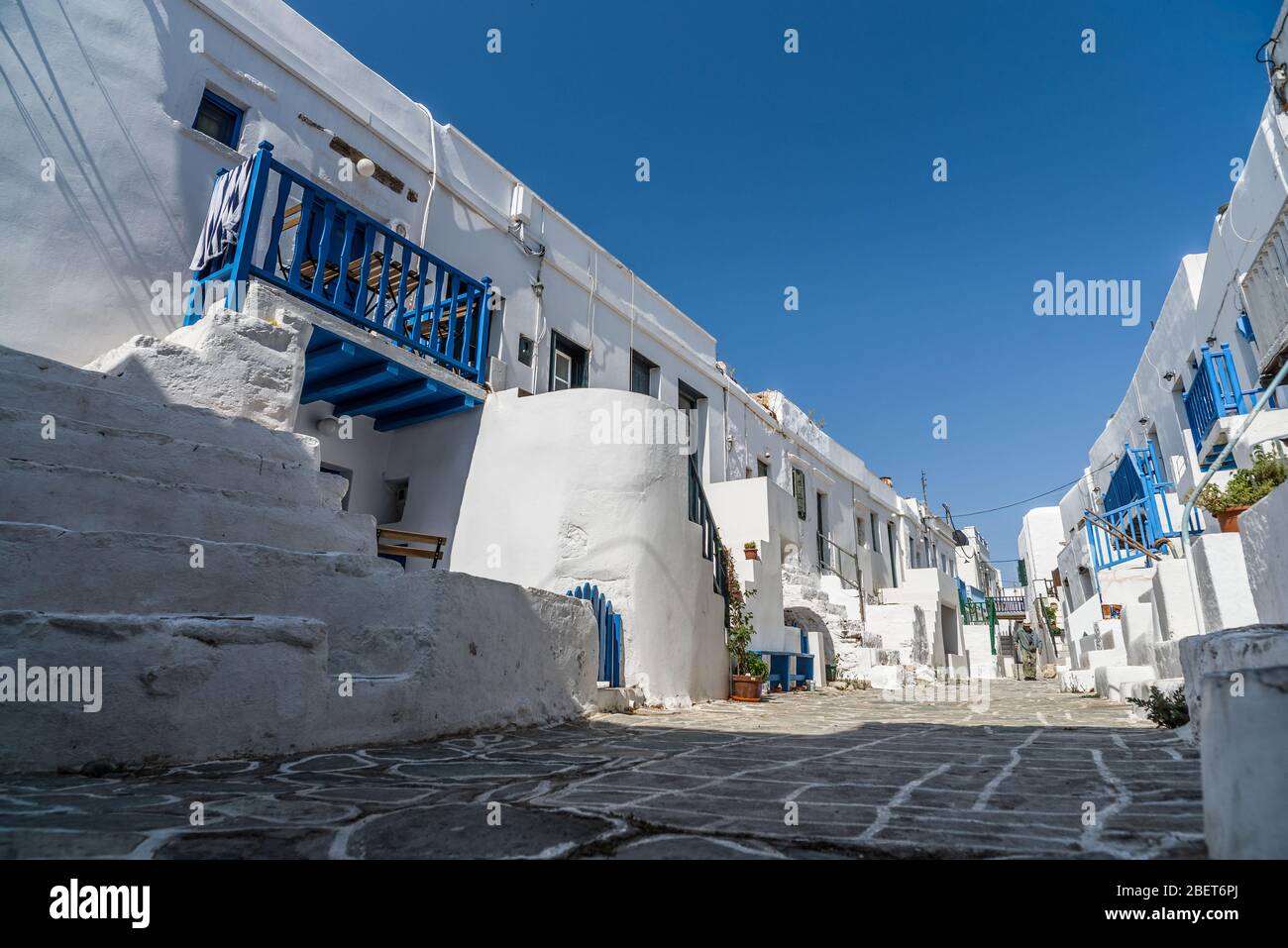 Castello di Folegandros isola, Cicladi, Grecia Foto Stock