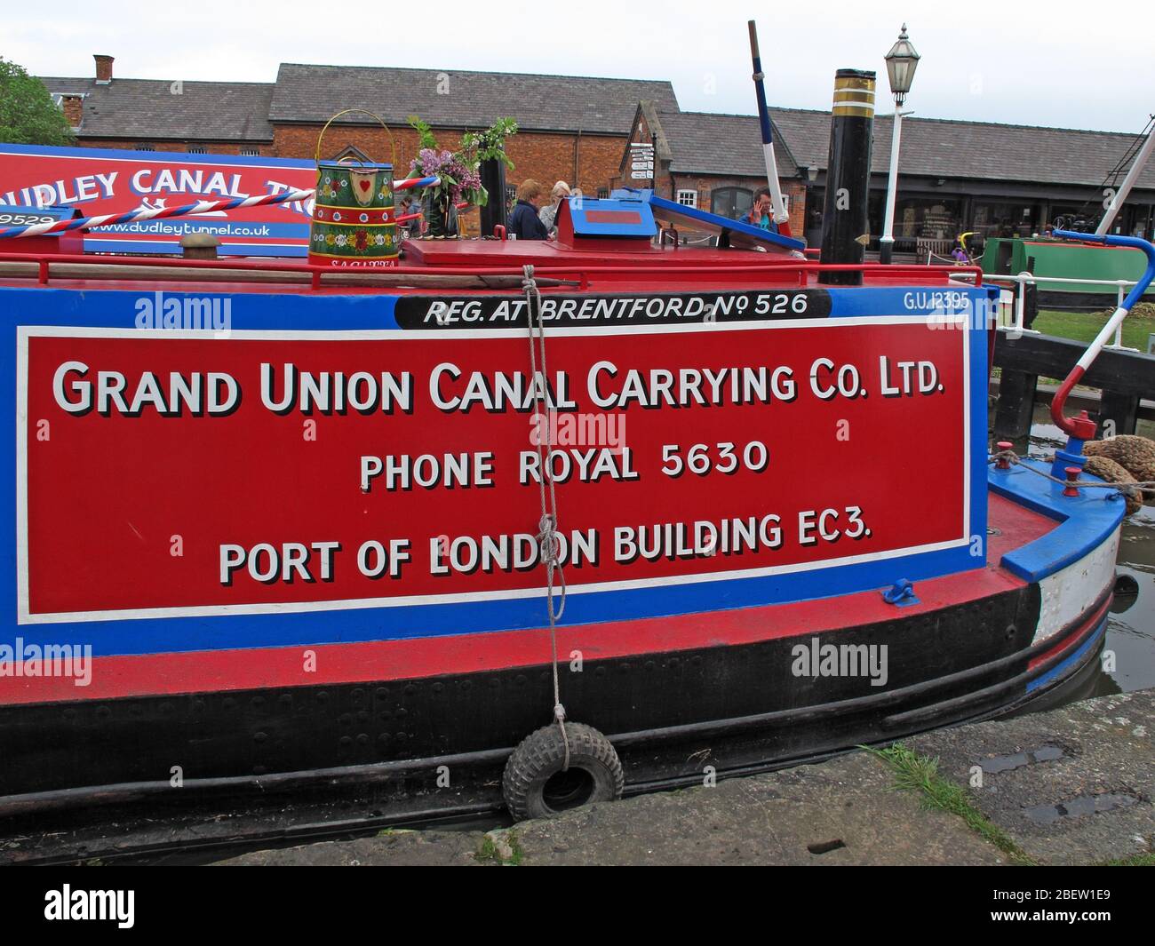 Grand Union Canal Conveying Co Ltd, Ellesmere Port Canal Museum, South Pier Rd, Ellesmere Port, Cheshire, Inghilterra, Regno Unito, CH65 4FW Foto Stock