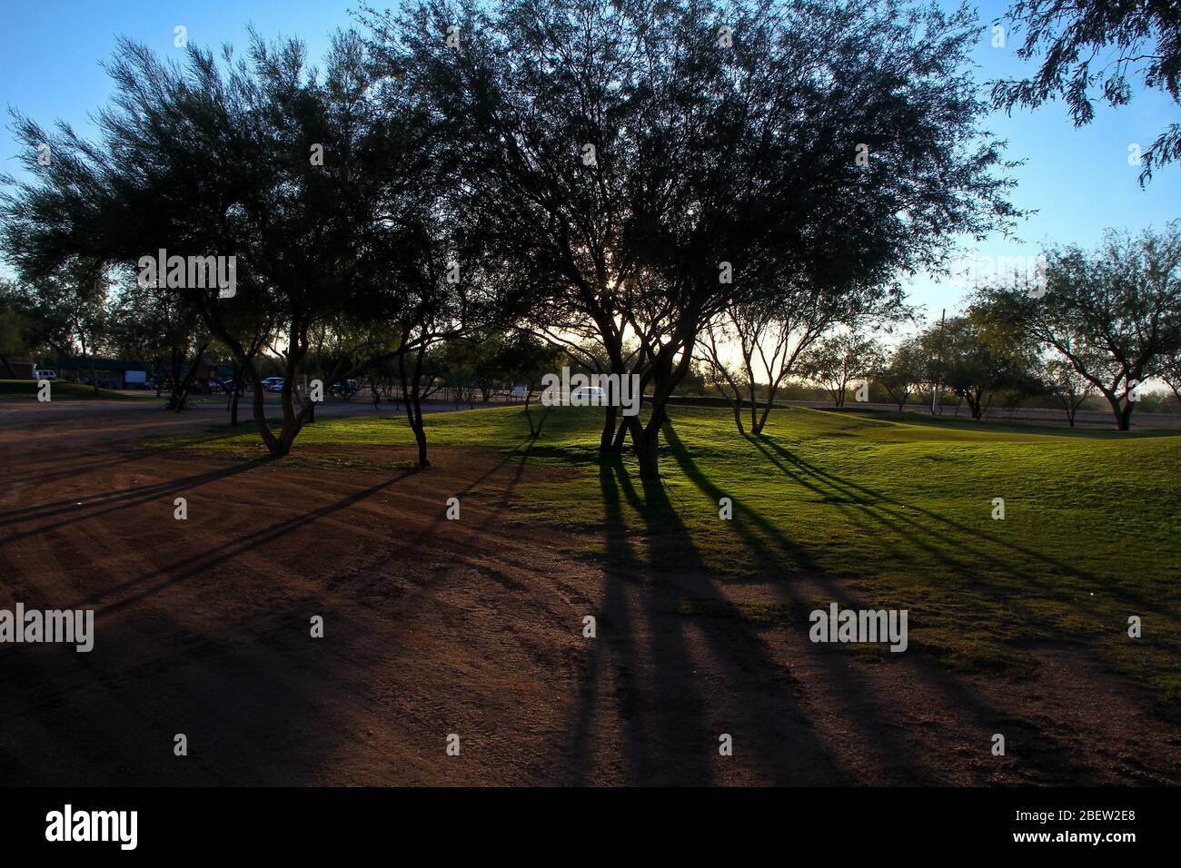 Club de Golf estilo desertico en el real de Catorce (Foto:LuisGutierrez/NortePhoto.com) Foto Stock