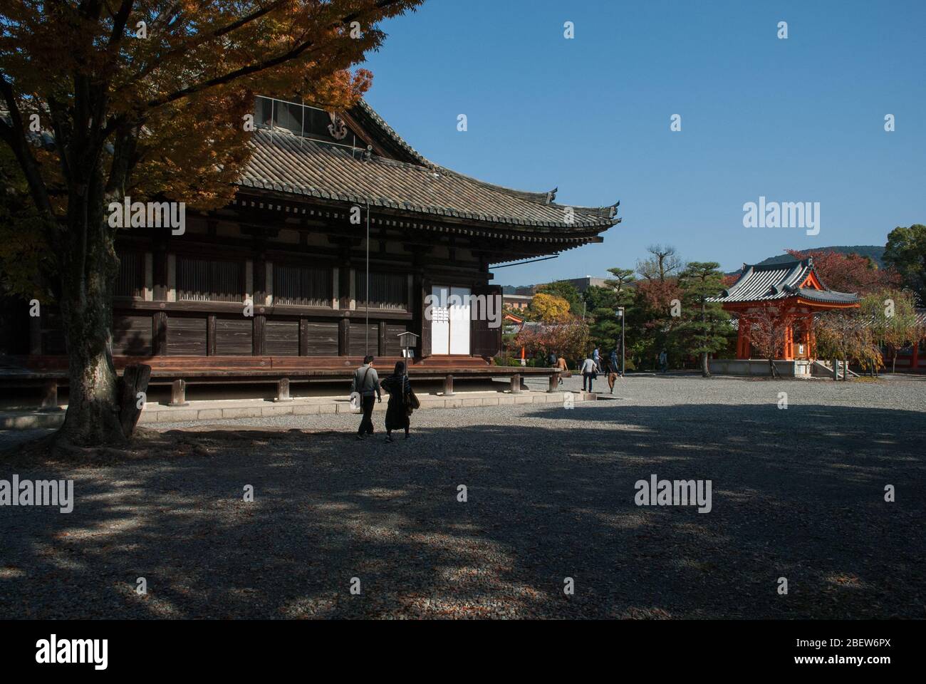 Tempio di Sanjūsangen-dō (trentatré ken), Higashiyama, Kyoto, Giappone. Stabilito 1164 Foto Stock