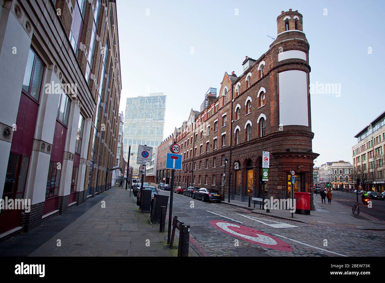 Edificio Taylor Taylor, 55 Folgate St, Londra, Inghilterra Foto Stock