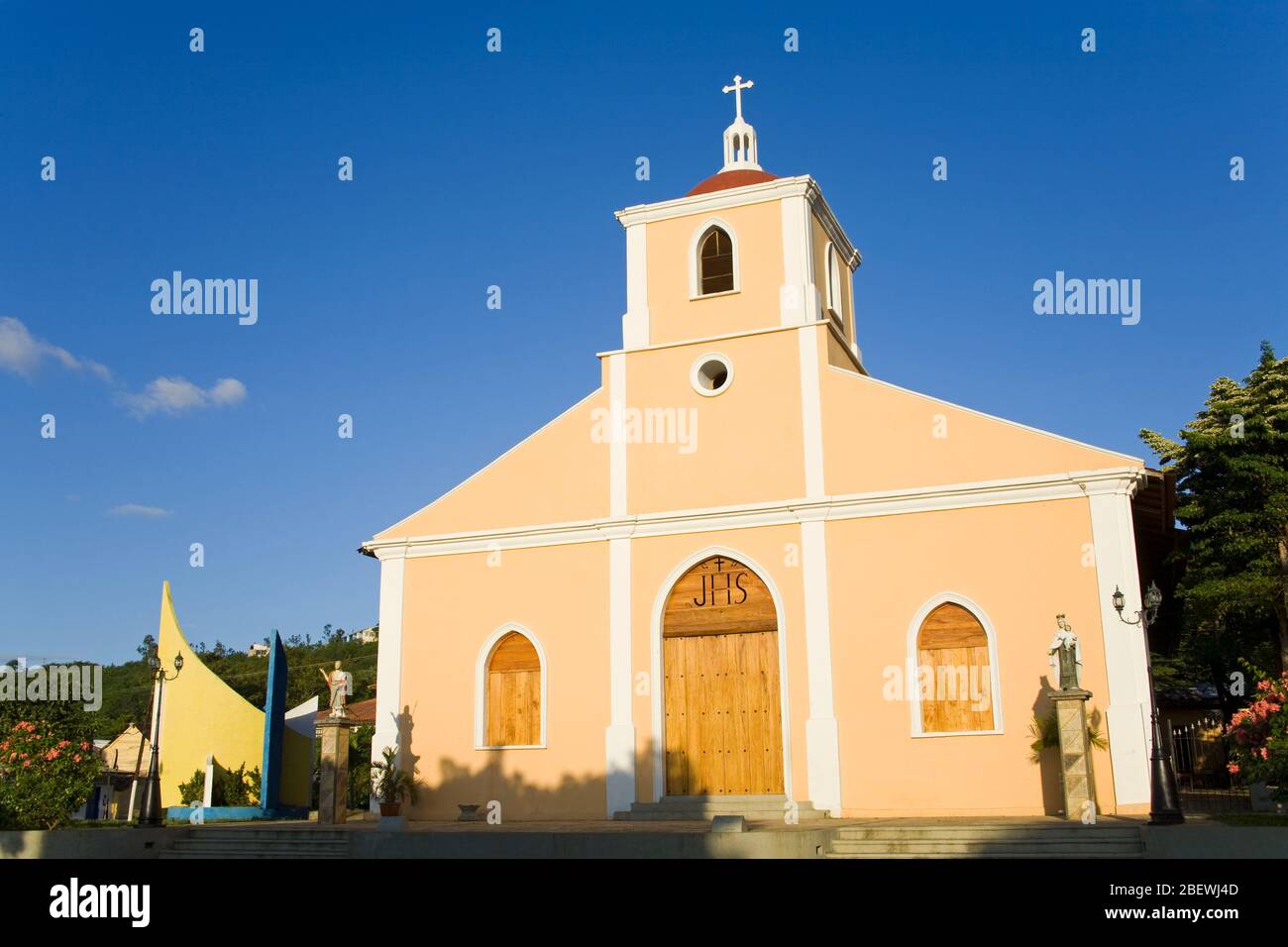 Chiesa di San Juan Bautista in San Juan del Sur, dipartimento di Rivas, Nicaragua america centrale Foto Stock