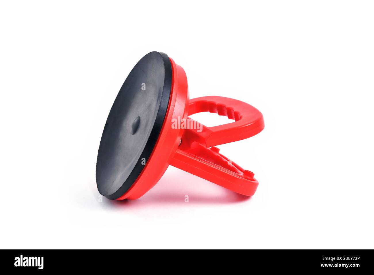 dispositivo per il trasporto di vetro, piano di aspirazione vetro sottovuoto colore rosso Foto Stock