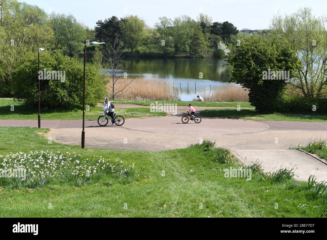 Pagoda della Pace Milton Keynes Foto Stock