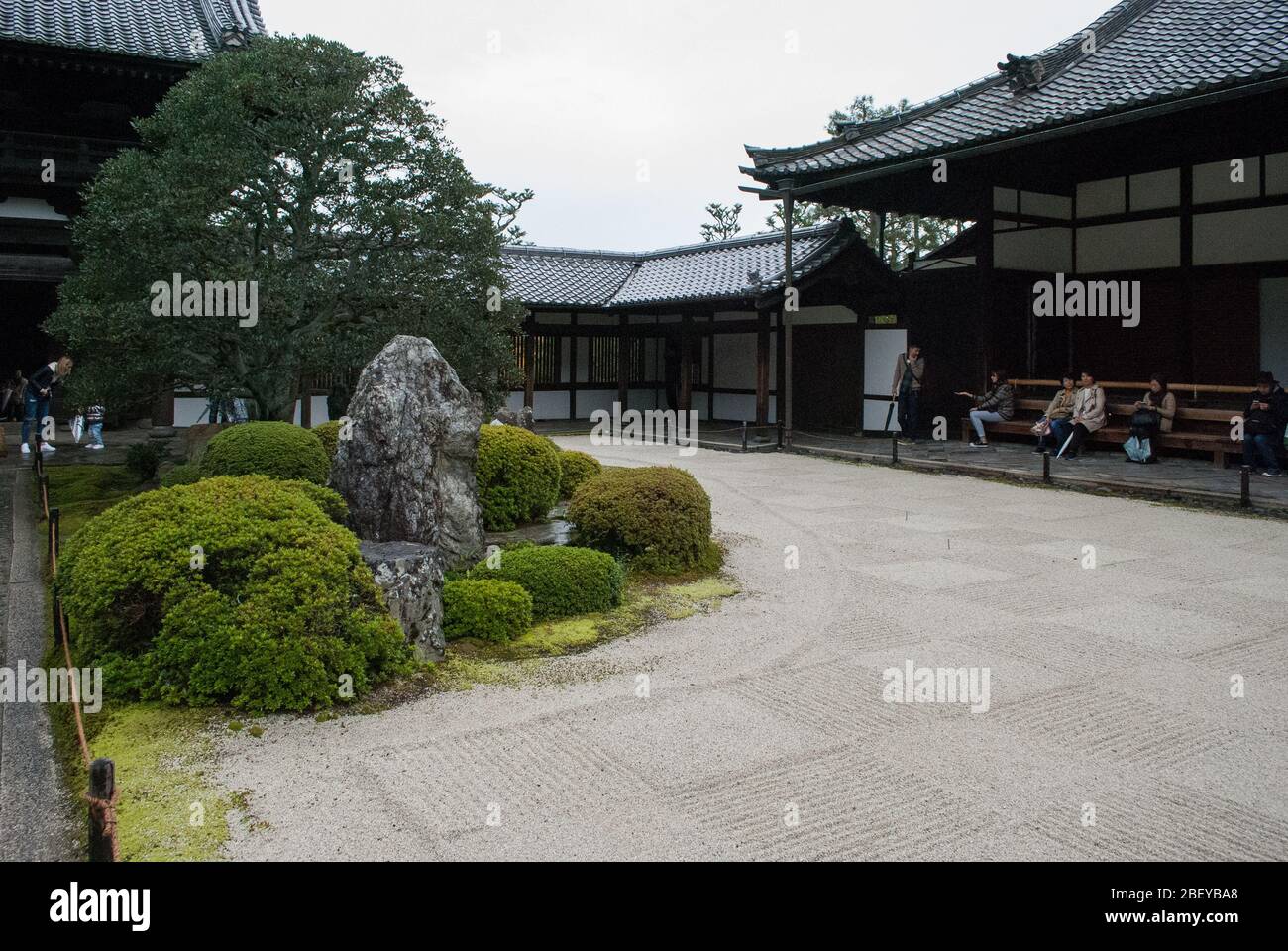 Buddhismo Buddista Giardino Zen Tempio Tōfuku-ji del XV secolo, 15-Chōme 778 Honmachi, Higashiyama-ku, Kyōto, Prefettura di Kyoto Foto Stock