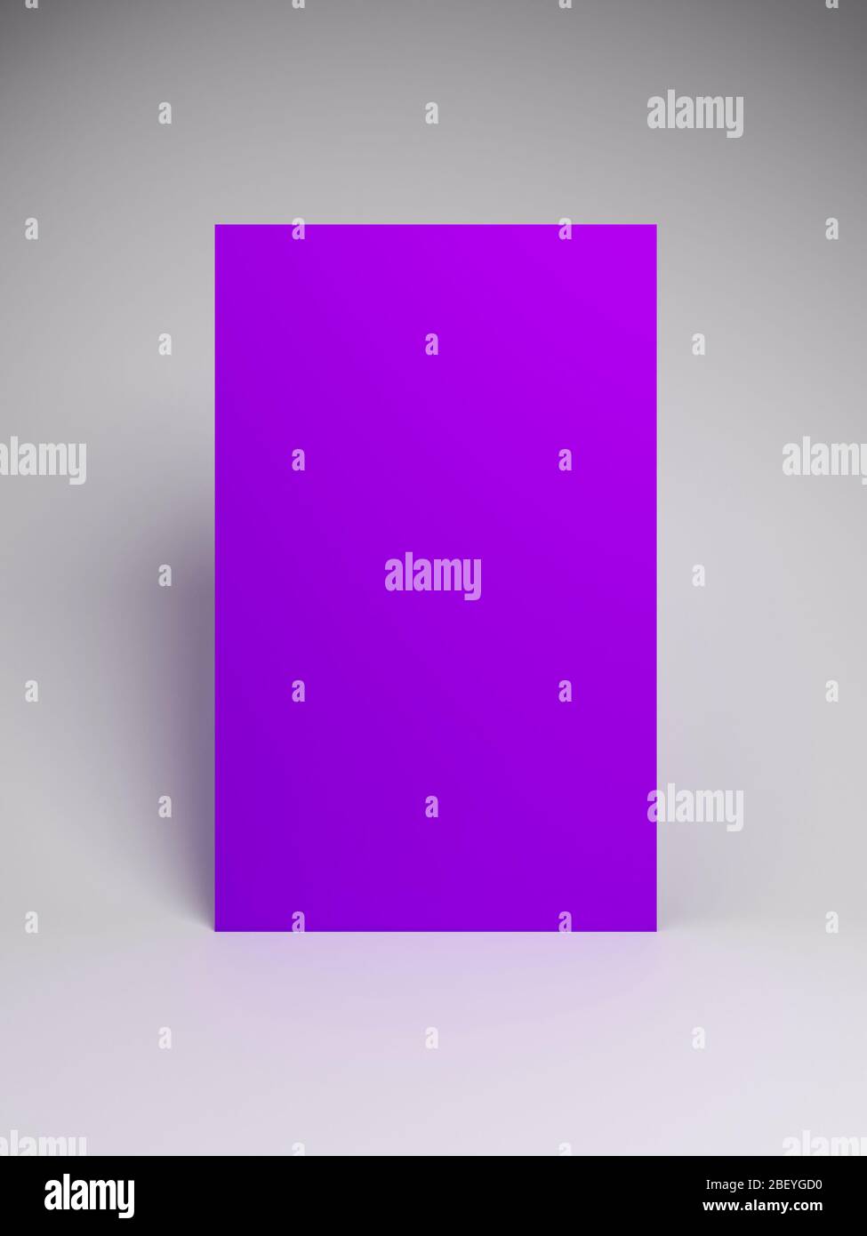 Scena astratta e minimale con podio e sfondo astratto. Forma geometrica. Scena colori pastello viola. Foto Stock