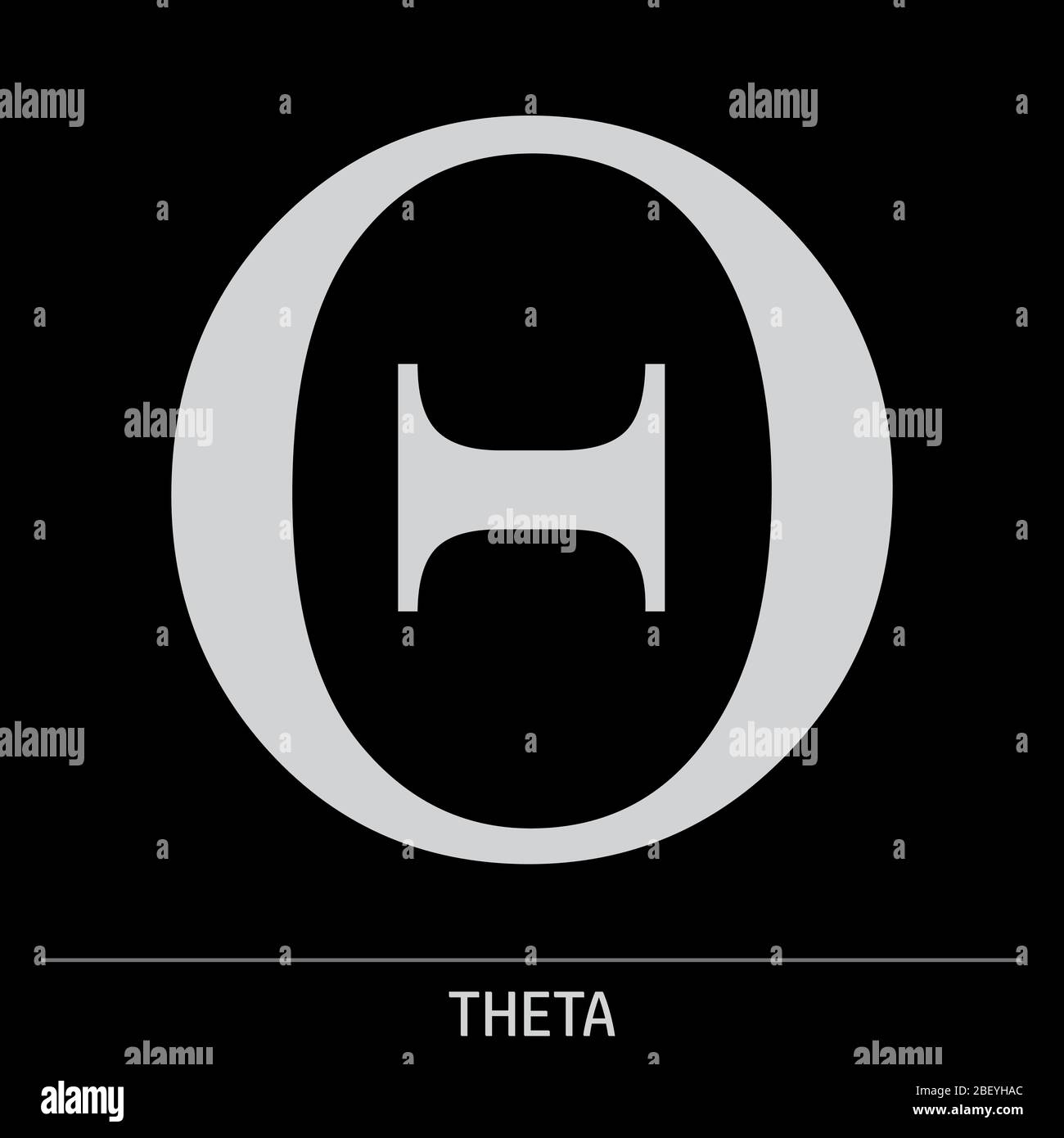 Icona della lettera greca theta Illustrazione Vettoriale Icona della lettera greca theta Illustrazione Vettoriale
