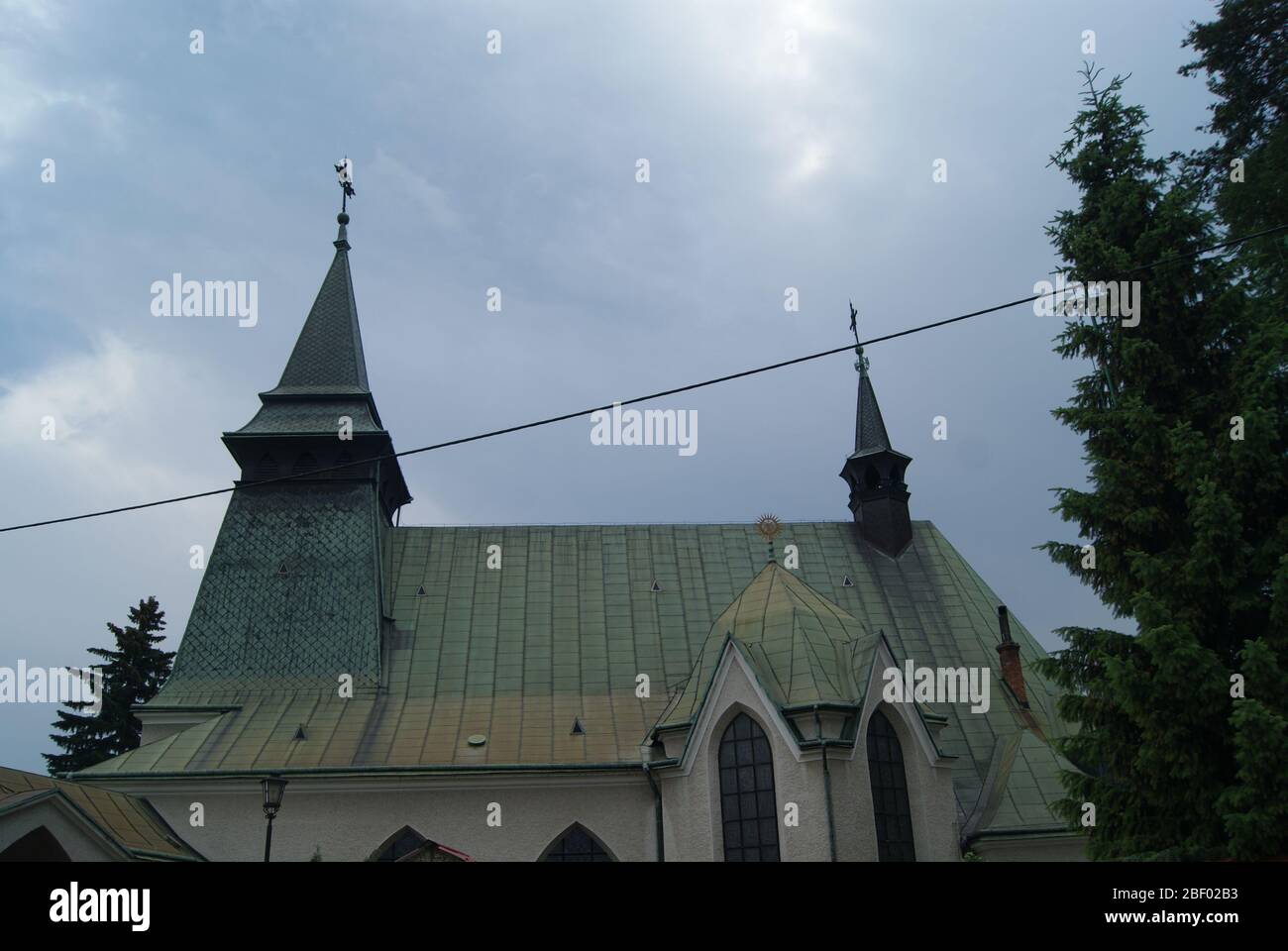 Église Notre Dame à Krosno-Polanka, Podkarpacie, Pologne Foto Stock