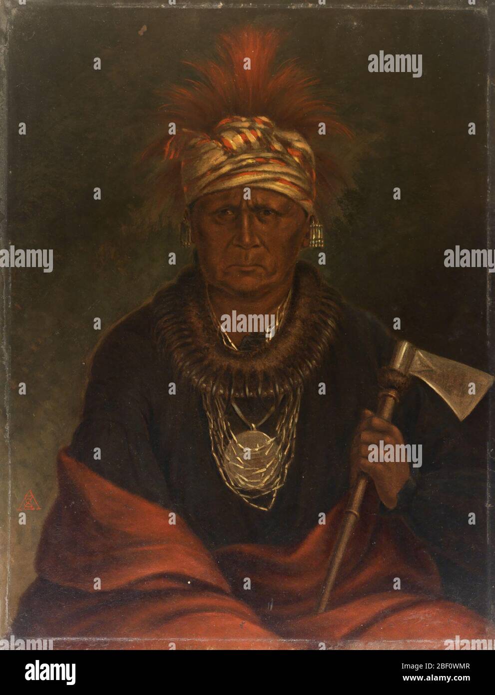 Keokuk la volpe vigilante. Foto Stock