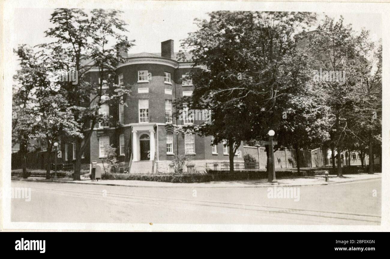 Octagon Building Washington DC. Archivi di istituzione di Smithsonian, unità di annotazione 7355, raccolta di fotografia di Martin A. Gruber, immagine n. SIA2010-1953Archivi di istituzione di Smithsonian, galleria di capitale, suite 3000, MRC 507; 600 Maryland Avenue, SW; Washington, DC 20024-2520 Foto Stock
