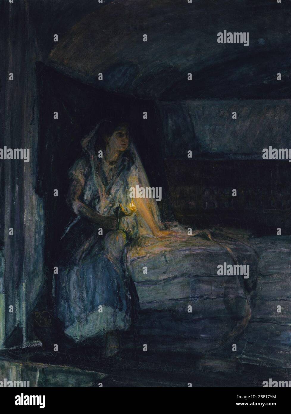 Maria. Enrico Ossawa Tanner vide Maria, madre di Gesù, come simbolo di fede e fortezza. Dipinse molte immagini di lei e creò questo lavoro particolare durante un periodo difficile e provante della sua vita. Foto Stock