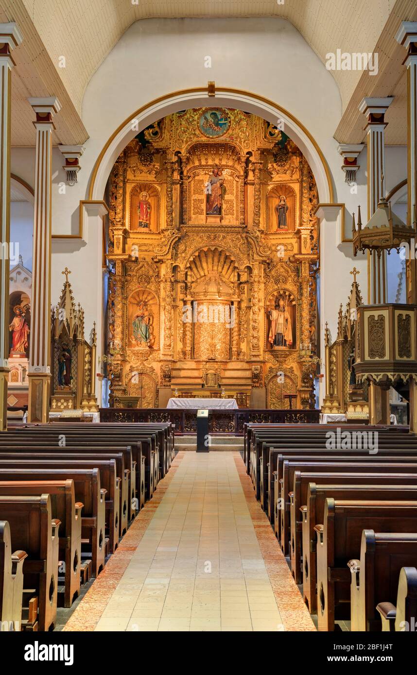 La Chiesa di San Jose, Città Vecchia, Panama City, Panama America Centrale Foto Stock