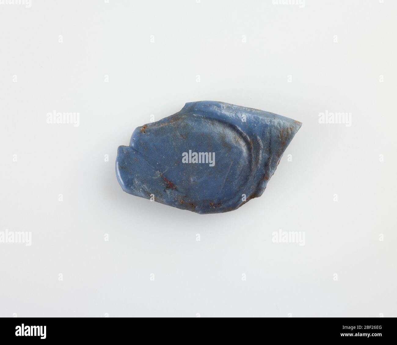 Frammento di una testa di inserto amuleto mancante. Giovanni Dattari (1858 - 1923) Foto Stock