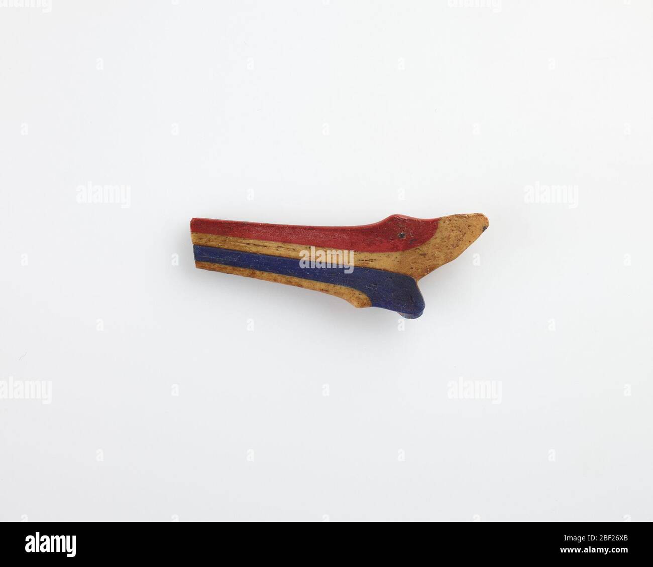 Frammento di una parte di inserto di un indirizzo di piuma. Giovanni Dattari (1858 - 1923) Foto Stock