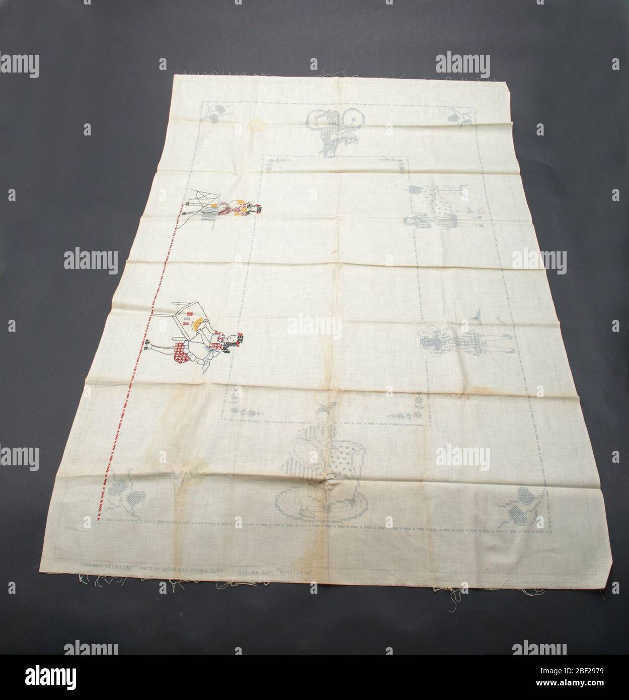 Panno di lino. Foto Stock