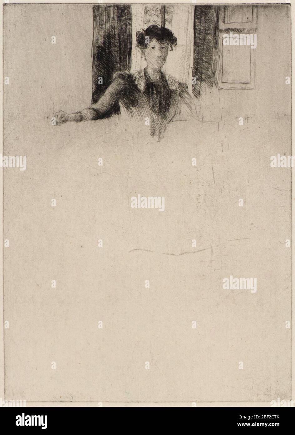 Disegnare per finestra. Foto Stock