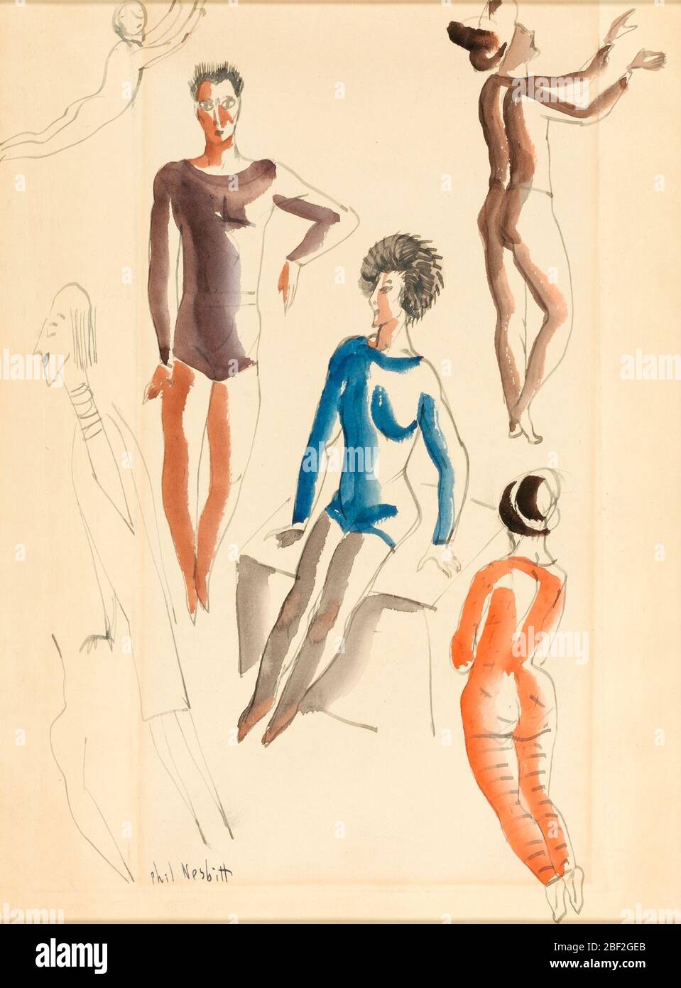 Figure umorose. Foto Stock