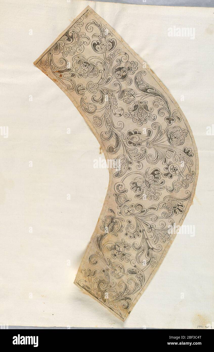 Supporto per la realizzazione di un colletto con lacci ad ago Womans. Foto Stock