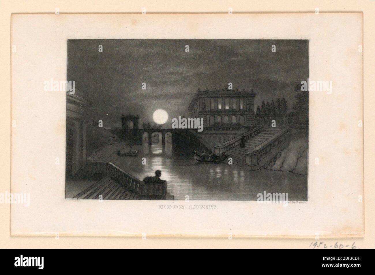 Luce di luna. Foto Stock