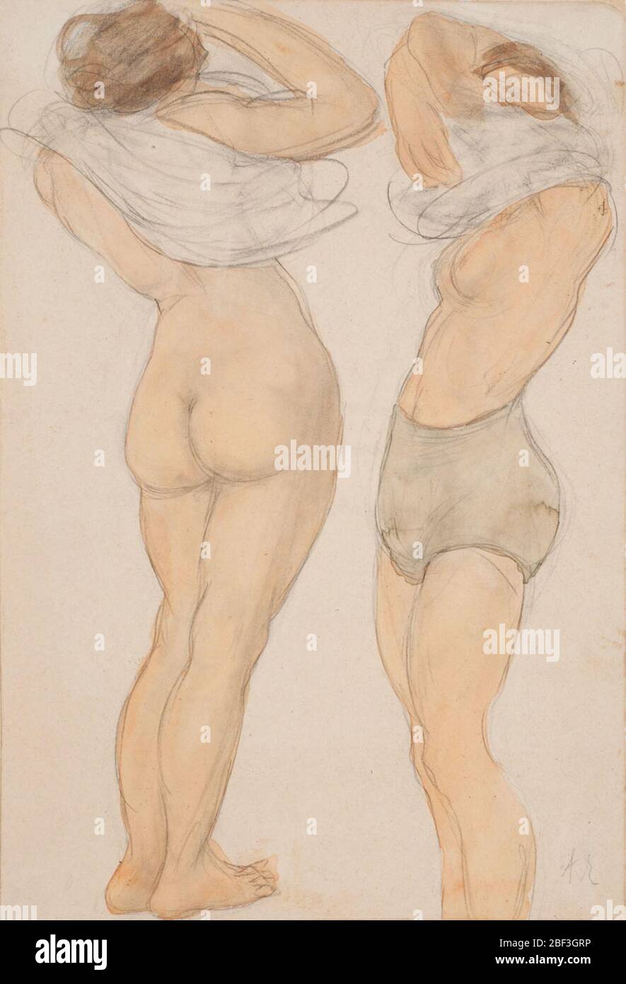 Due figure. Foto Stock
