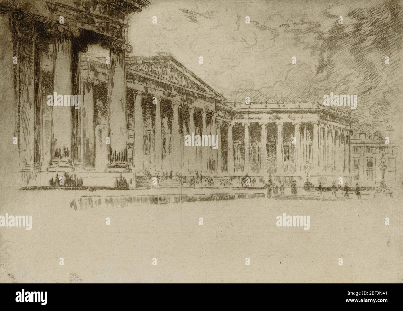 Il British Museum. Foto Stock