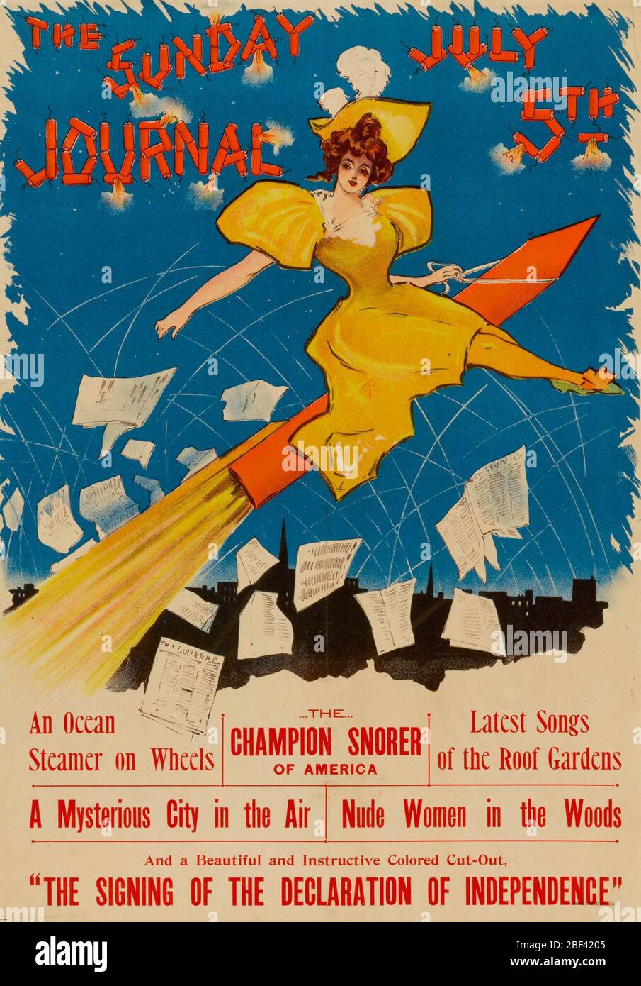 Il Domenica Gazzetta 5 luglio 1896. Foto Stock