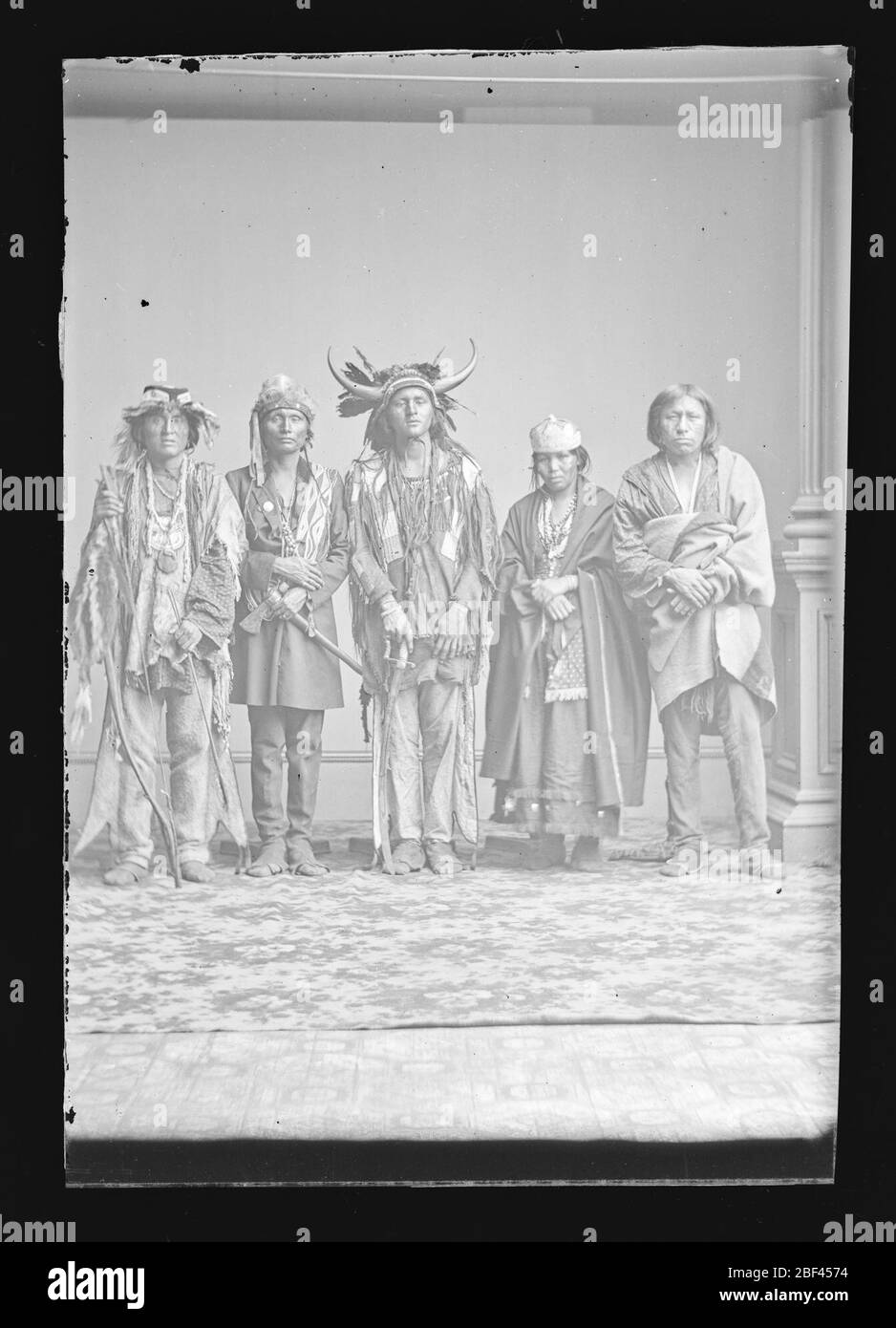 Gruppo indiano. Foto Stock