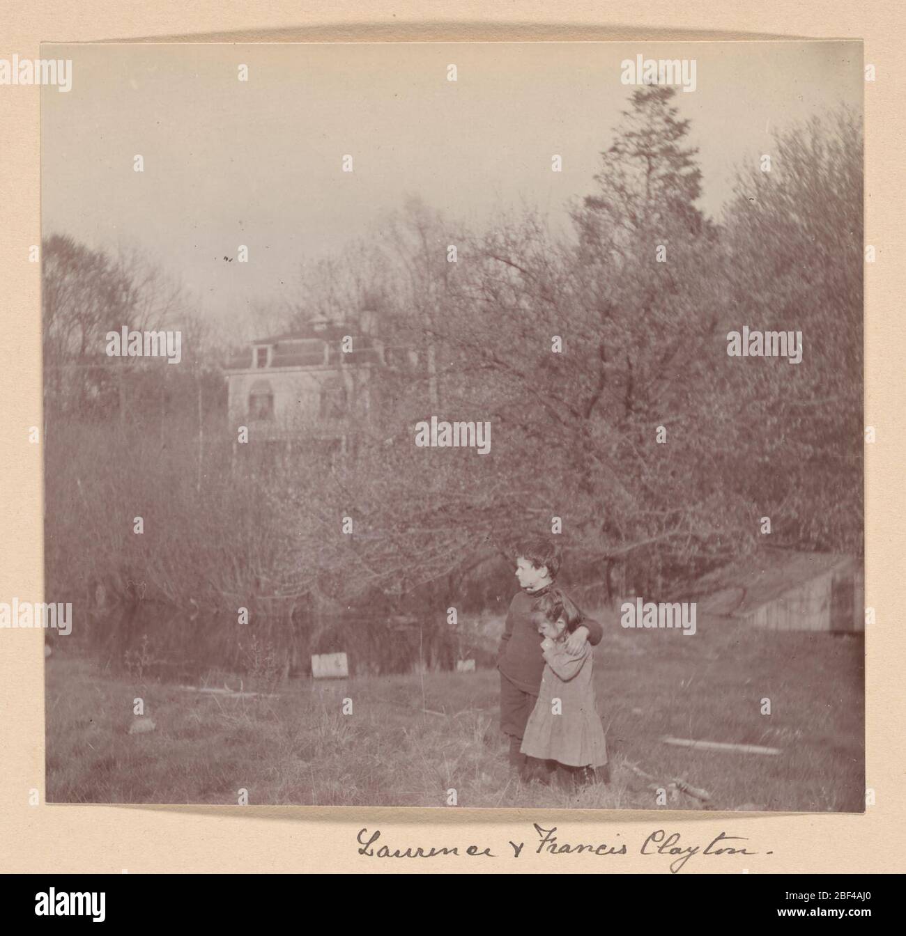 Lawrence e Francis Clayton. Foto Stock