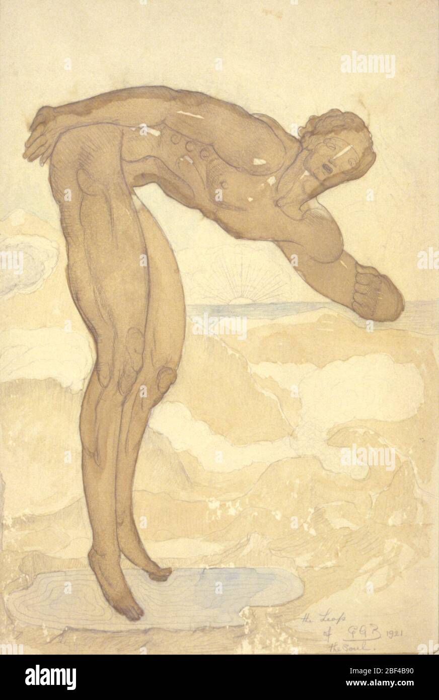 Il Leap dell'anima. Foto Stock