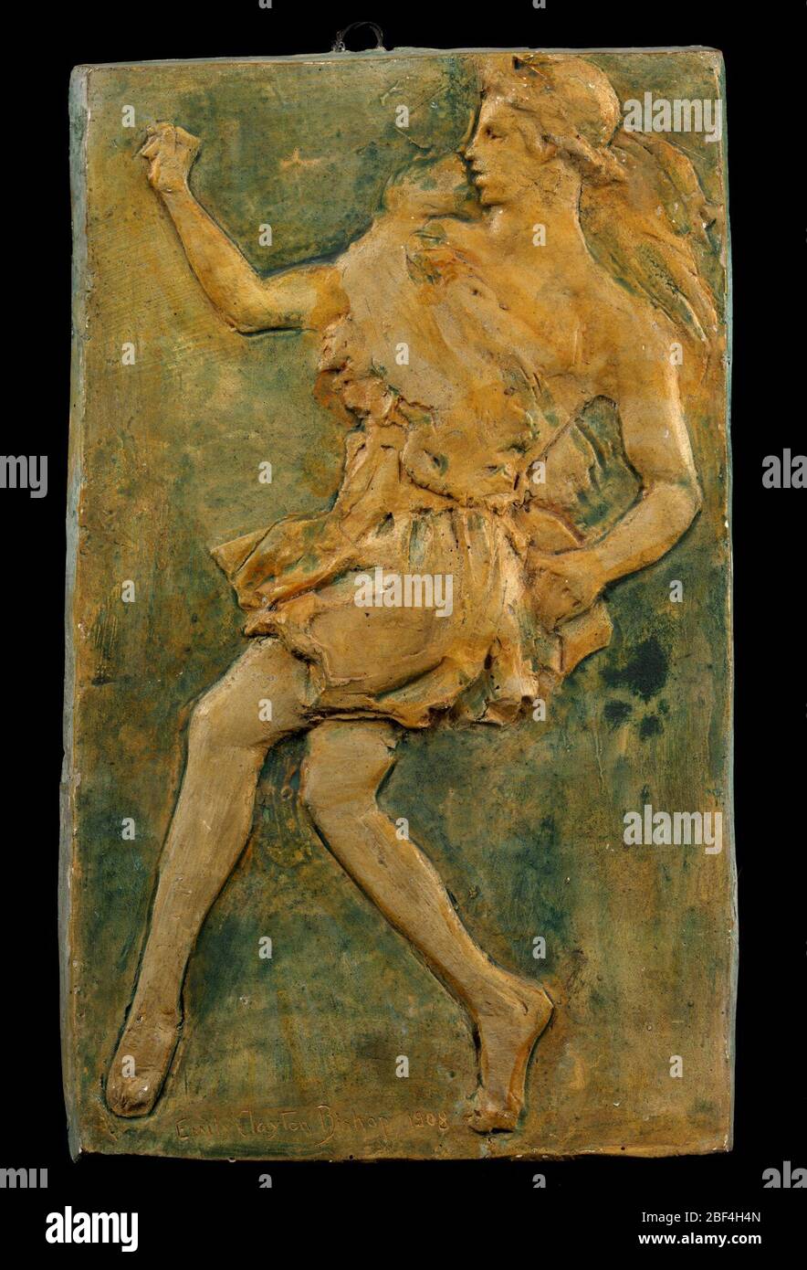 Personaggio maschile danzante. Foto Stock