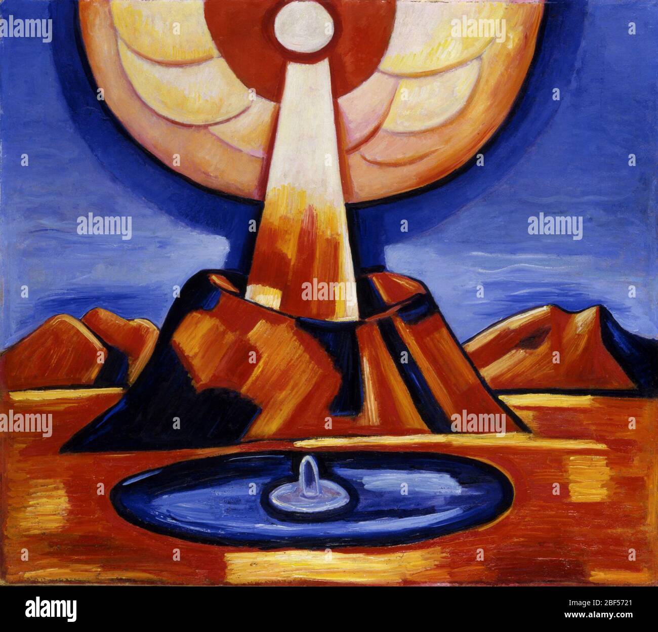 Yliaster Paracelsus. Agli americani negli anni trenta, il Messico rappresentava un'antica e profondamente spirituale civiltà molto diversa dalla cultura industriale al nord. Foto Stock