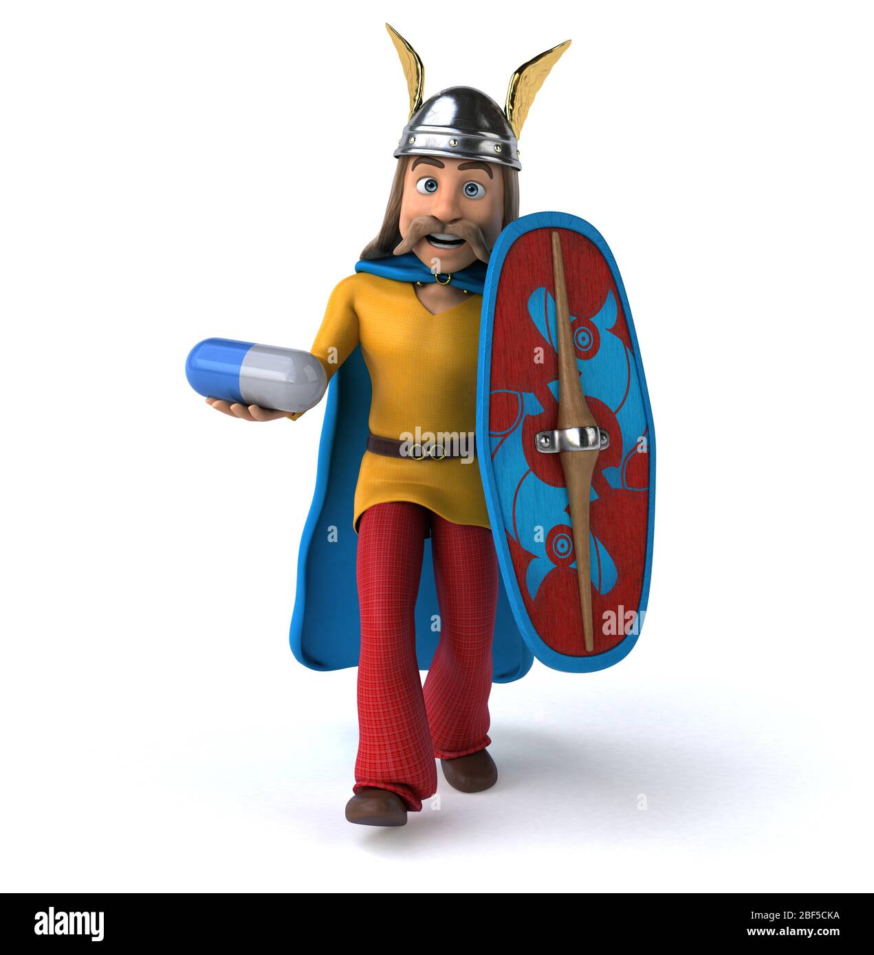 Divertimento gaulois - 3D illustrazione Foto Stock