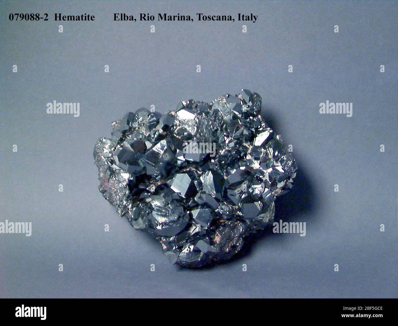 Ematite (NNH 79088-02) della National Mineral Collection. Foto Stock