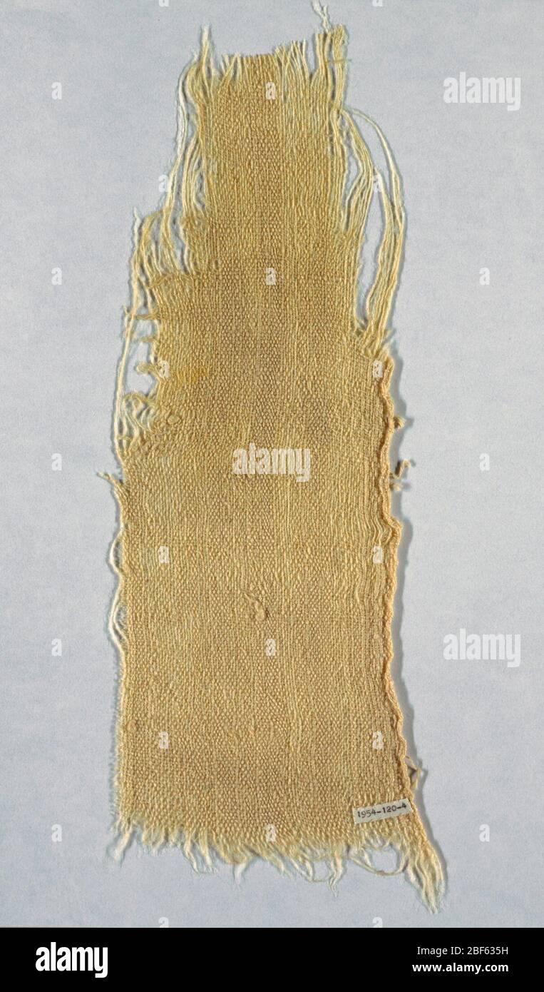 Tessile. Tela nudo normale, precedentemente fatta in grandi quantità in case spagnole del nuovo Messico. Chiamato sabanilla, che significa 'piccolo foglio'. Spesso si usavano per realizzare sacchi grandi, almeno 6', di due larghezze cuciti insieme. Foto Stock