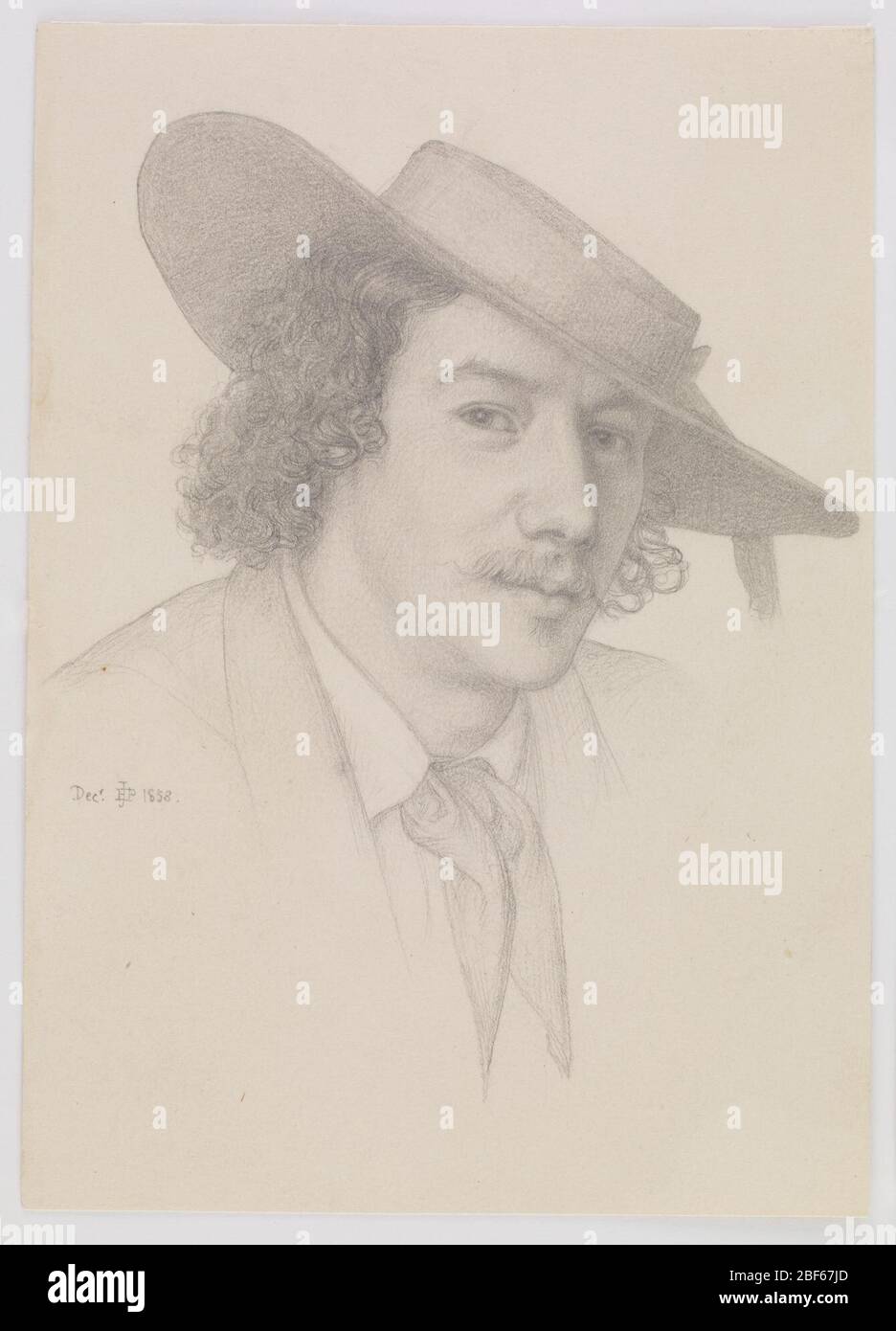 Ritratto di Whistler. Francis Seymour Haden (1818 - 1910)H. Wunderlich & Co. (1874 - 1912) Thomas Wilmer Dewing (1851-1938)Charles Lang Freer (1854-1919)Seymour Haden (1818-1910), Londra [1] a 1898H. Foto Stock