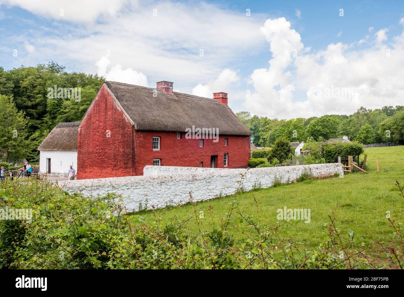 Kennixton Farmhouse, St Fagans National Museum of History, Cardiff, Galles, GB, Regno Unito Foto Stock