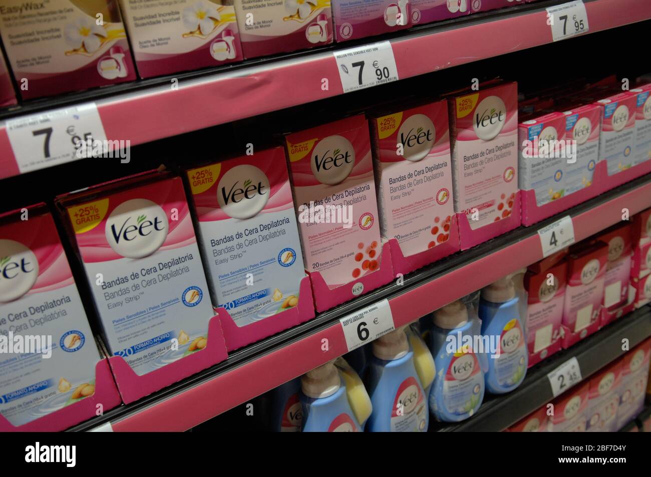 Veet,depilazione crema,per le donne Foto Stock