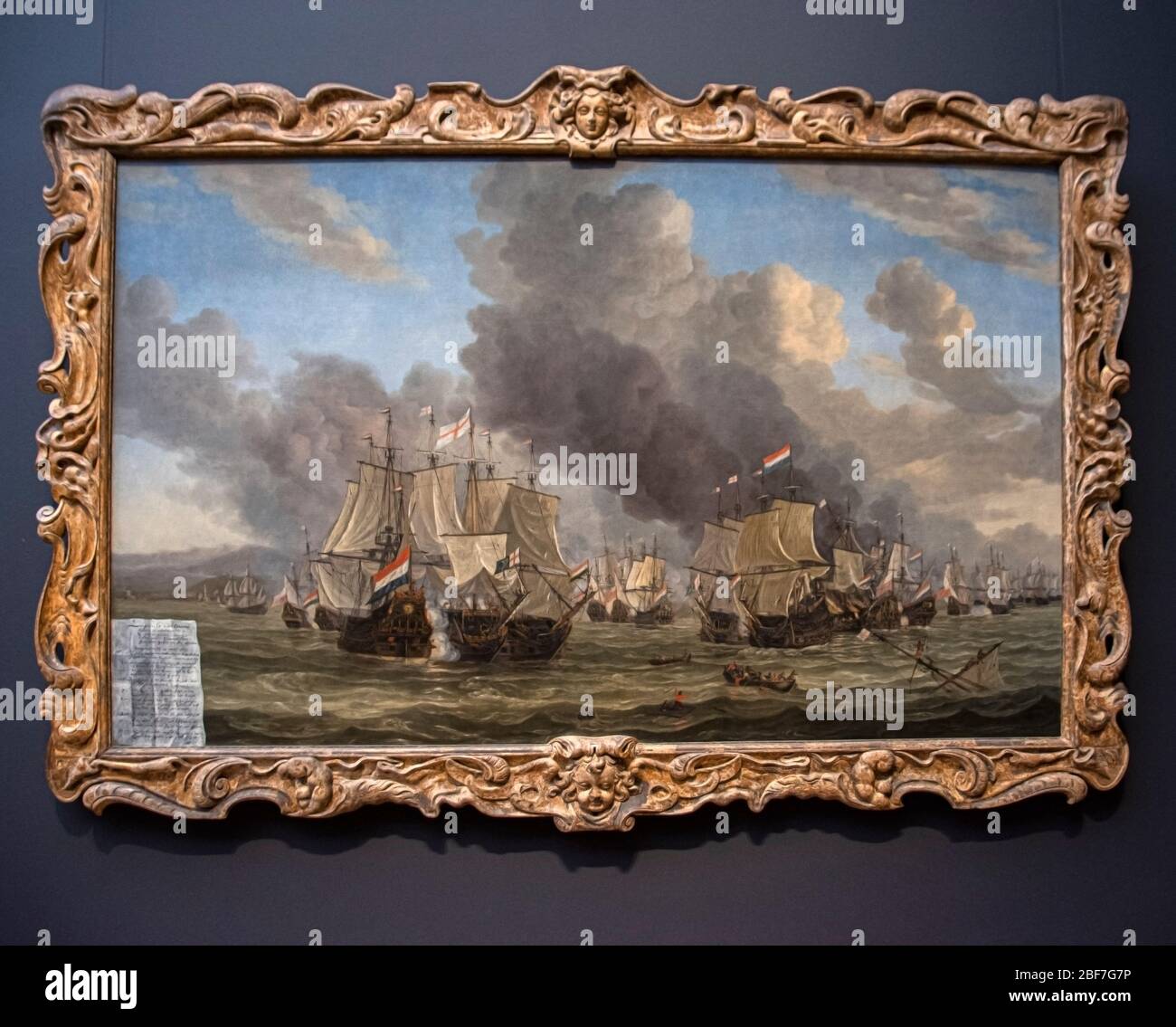 Battaglia di pittura di Livorno al Rijksmuseum Amsterdam Paesi Bassi 2019] Foto Stock